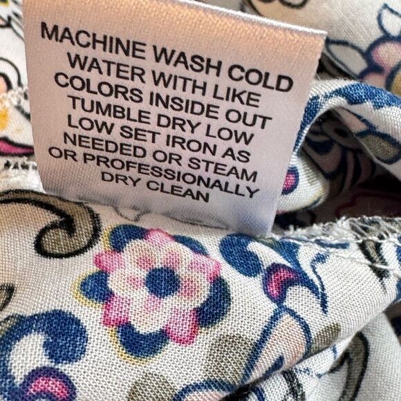 Grand and Greene Top womens Sz XL Blouse button up floral asymmetrical Boho New - Picture 5 of 13